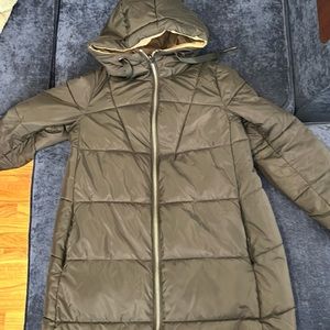 Zara reversible puffer coat L
